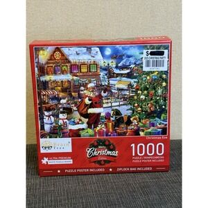 NEW Unopened BRAIN TREE Christmas Eve 1000 Piece Jigsaw Puzzle 27.5 x 19.7